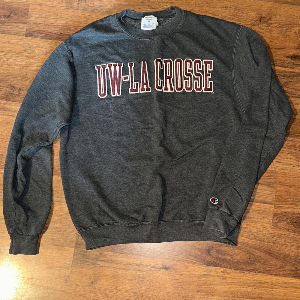 Champion Gray UW-La Crosse Women's Sweater